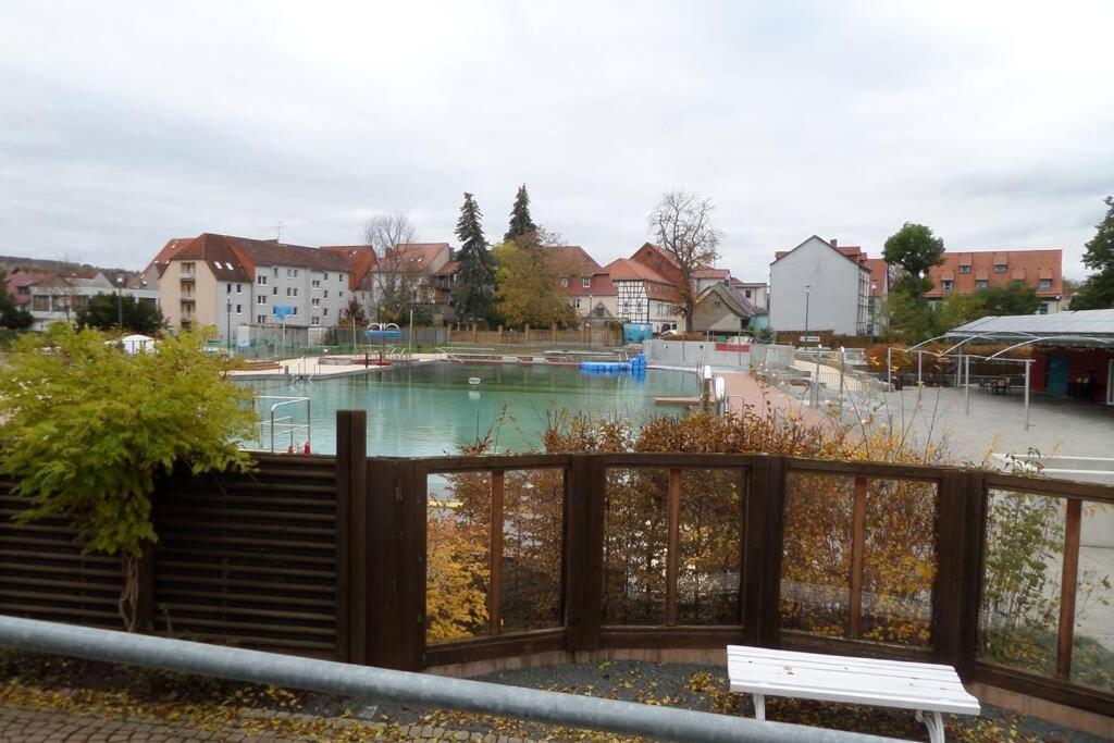 Apartment Am Kurpark Bad Frankenhausen Exteriör bild